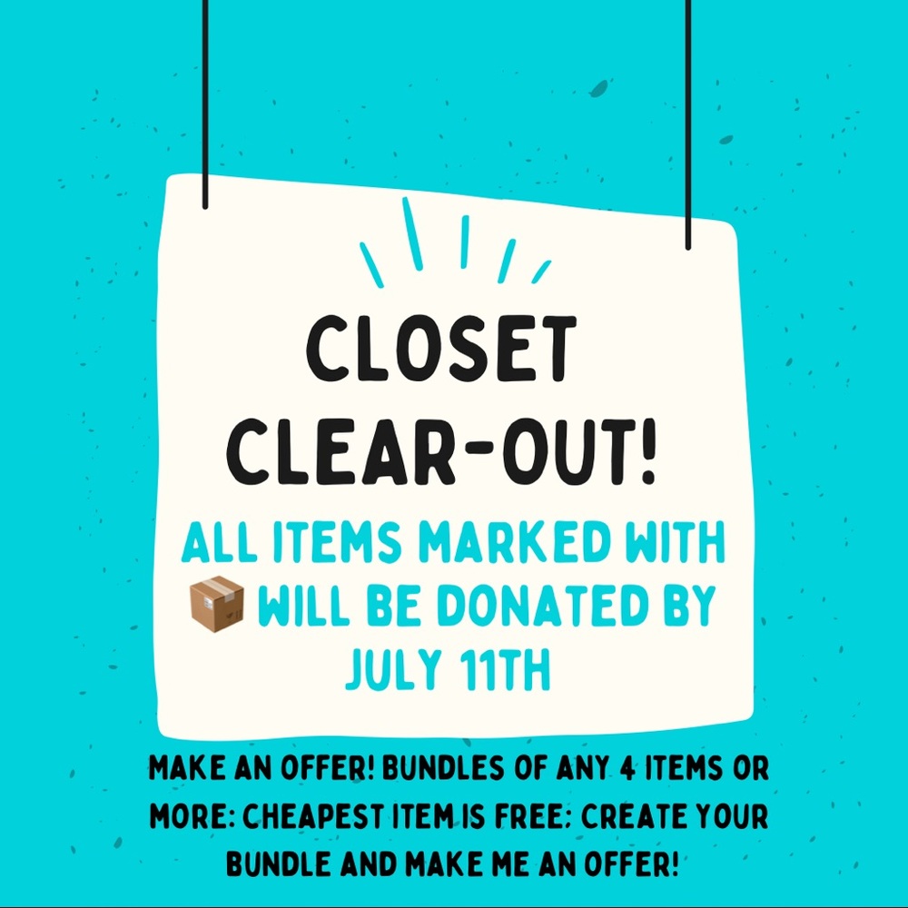 📦 CLOSET CLEAR-OUT! 📦